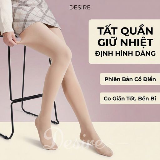 Desire Store, Quần Tất BONAS Chính Hãng 80D 200D 480D - Che Khuyết Điểm, Giữ Ấm, Chống Xước, Chống Tĩnh Điện T-013 - 75.000 ₫