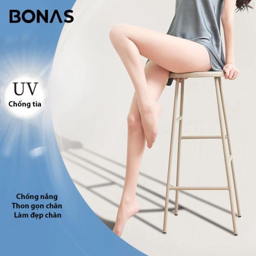 Desire Store, Tất quần mỏng mịn chống tia UV mùa hè chính hãng BONAS màu da đen DS1081 - 80.000 ₫