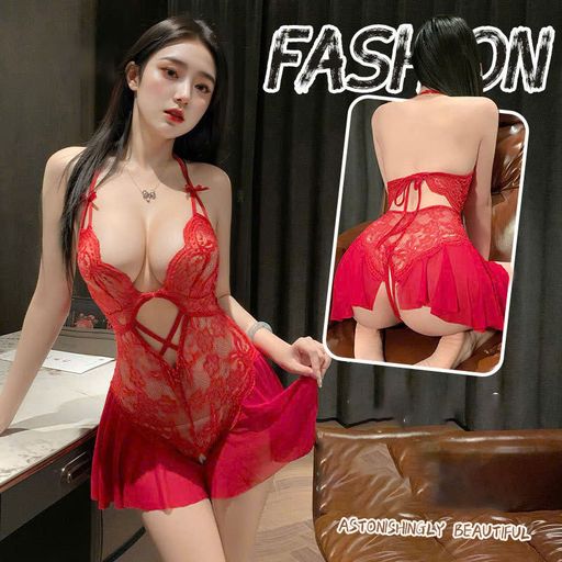Desire Store, Bộ váy ngủ Bodysuit ren xuyên thấu phong cách sexy gợi cảm DESIRE VN-1062-1 - 200.000 ₫