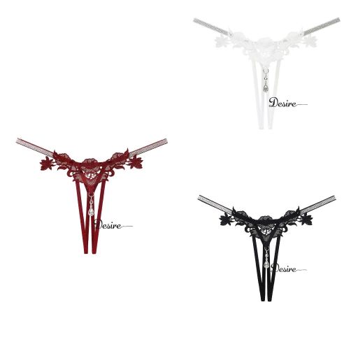 Quần lót ren hoạ tiết hoa siêu gợi cảm sexy DESIRE QL-032 Ngẫu nhiên Lẻ 1 quần - Available variant