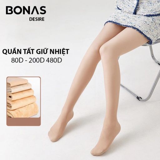 Desire Store, Quần Tất BONAS Chính Hãng 80D 200D 480D - Che Khuyết Điểm, Giữ Ấm, Chống Xước, Chống Tĩnh Điện T-013 - 75.000 ₫