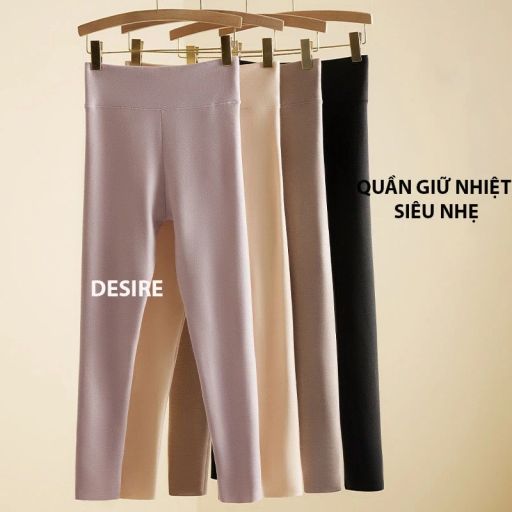 Desire Store, Quần dài giữ nhiệt Nhung lót sợi nhiệt Derong mềm siêu nhẹ mùa đông ấm áp Quần dài lót trong giữ nhiệt QGN-9093 - 139.000 ₫