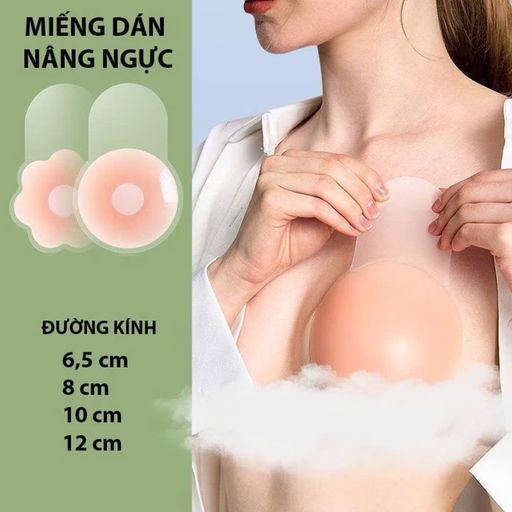 Desire Store, Miếng dán ngực nâng ngực silicon (10cm) - Áo dán nâng ngực có kéo chống xệ MD-001 - 25.000 ₫