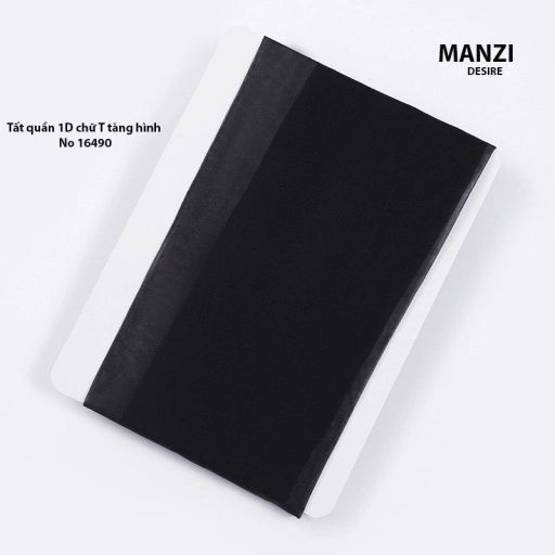 Tất quần manzi 1D siêu mỏng đáy chữ T tàng hình chính hãng Manzi MZ-16490 Đen - Available variant