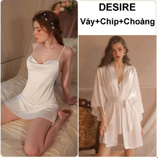 Tùy chọn Màu sắc: Váytrắng+Choàng+Chip