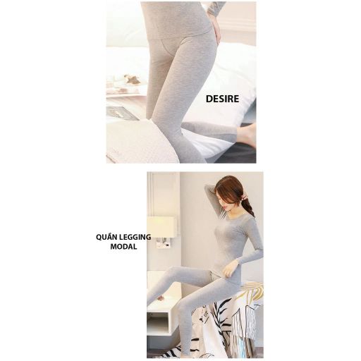 Áo dài tay ôm thun chất Vicose ủ kem chống nắng, lót trong giữ nhiệt mùa thu đa dụng A601- Q602 Nguyên bộ xám #010 L - Available variant