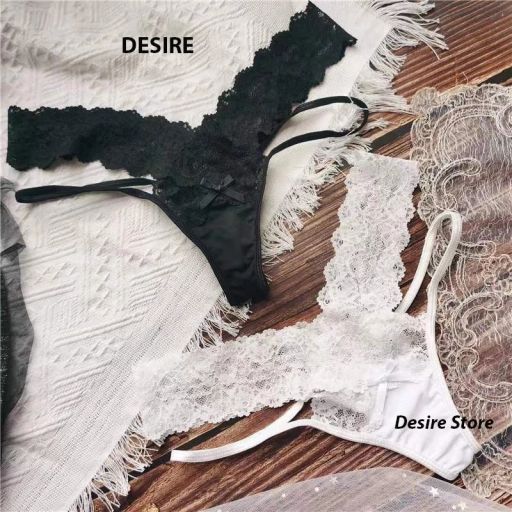 Quần lót lọt khe ren cạp dây chéo sexy gợi cảm cao DESIRE QL-09 Màu ngẫu nhiên Lẻ 1 quần - Available variant