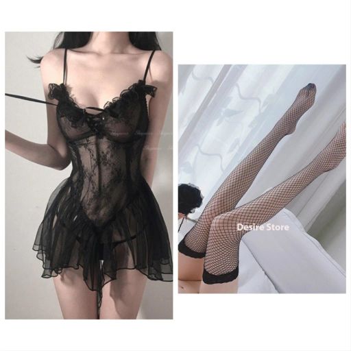 Tùy chọn Màu sắc: Váy + Tất đen T-001