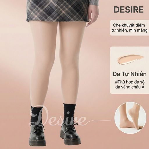 Quần tất nữ BIGSIZE (60-85KG) Dày 160G hai lớp lót nỉ giữ ấm che khuyết điểm định hình dáng BONAS DS2051 160GBIGSIZE TỰ NHIÊN - Available variant