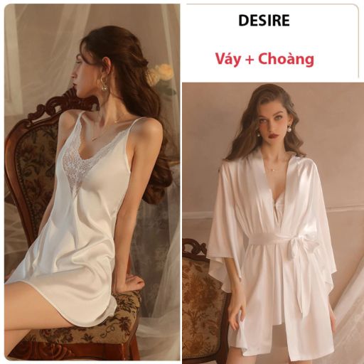 Tùy chọn Màu: Váy + choàng trắng