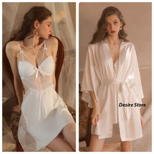 Tùy chọn Màu: Set Váy+Choàng trắng