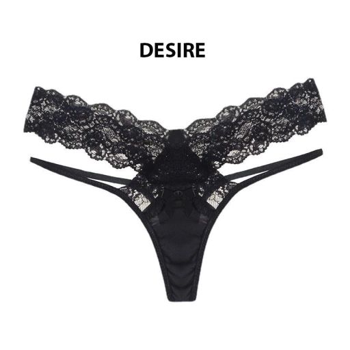 Desire Store, Quần lót lọt khe ren cạp dây chéo sexy gợi cảm cao DESIRE QL-09 - 60.000 ₫