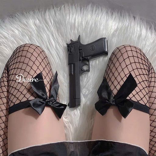 Desire Store, Tất lưới đùi nữ ren nơ dài trên gối phong cách gợi cảm sexy DESIRE T-012 - 50.000 ₫