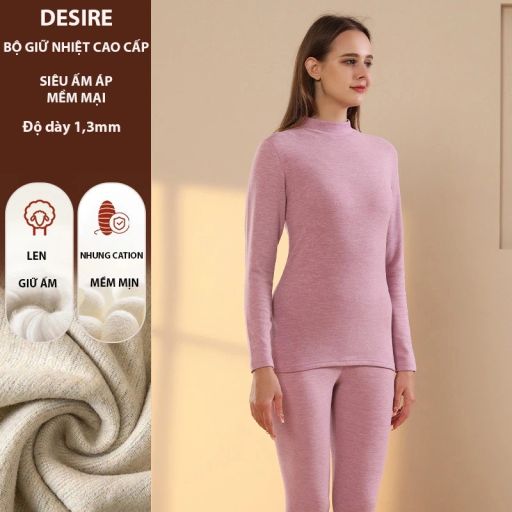 Tùy chọn Màu sắc: Màu hồng dày cổ cao
