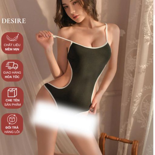 Desire Store, Váy ngủ bodysuit  liền thân quần hở lưng gợi cảm cao cấp Desire VN-8566 - 100.000 ₫