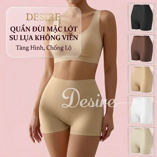 Desire Store, Quần đùi mặc váy su lụa băng tàng hình không đường viền chống lộ chính hãng SACRED BIRD QL-030 - 100.000 ₫