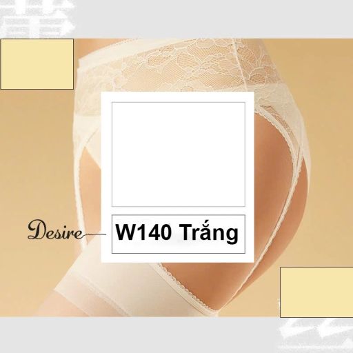Tất lưới nữ kèm đai Ren phong cách gợi cảm sexy cosplay phòng the DESIRE W140 Trắng đai ren - Available variant