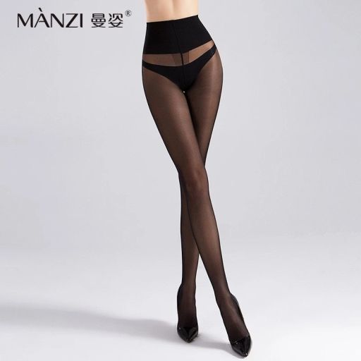 Tất quần Manzi 40D  hàng chính hãng Manzi đáy chữ T tàng hình MZ-6091 ĐEN - Available variant