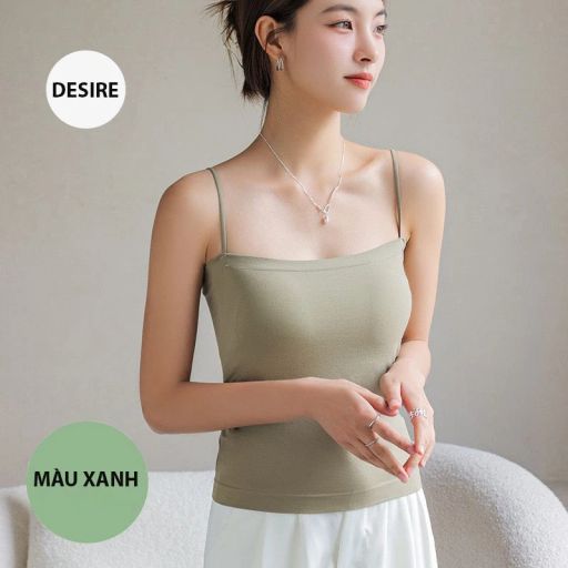 Áo lót Bra ống quây ngang hai dây có mút ngực thun cotton mềm mịn thấm mồ hôi AN-011 XANH NHẠT M - Available variant