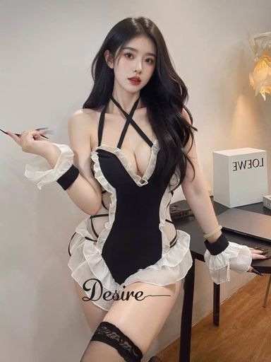 Desire Store, Bộ đồ ngủ Bodysuit liền thân cosplay cô hầu gái DESIRE VN-2475 - 300.000 ₫