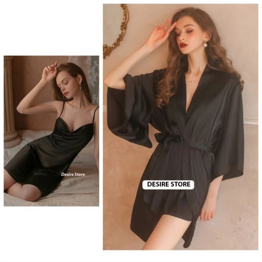 Tùy chọn Màu: Đen váy+choàng