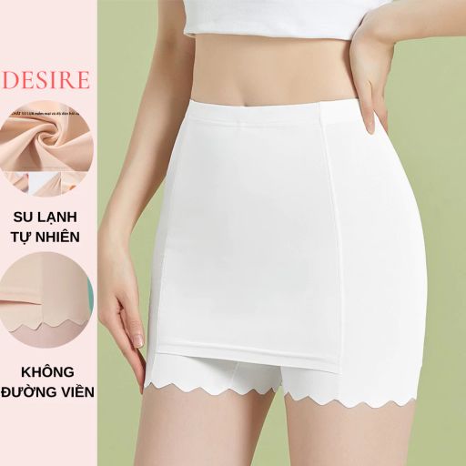 Desire Store, Quần Đùi Mặc Váy Chống lộ dài 30cm chính hãng MYC HOME chất SU LỤA Không đường viền Thoáng Mát Quần bảo hộ QL-025 - 80.000 ₫