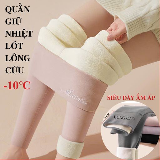 Desire Store, Quần legging M ENAIC lưng cao lót lông cừu nhung mịn giữ nhiệt mùa đông ấm áp định hình dáng QGN-9105014 - 180.000 ₫